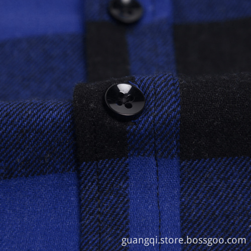 Fashion 100% cotton flannel shirt for men